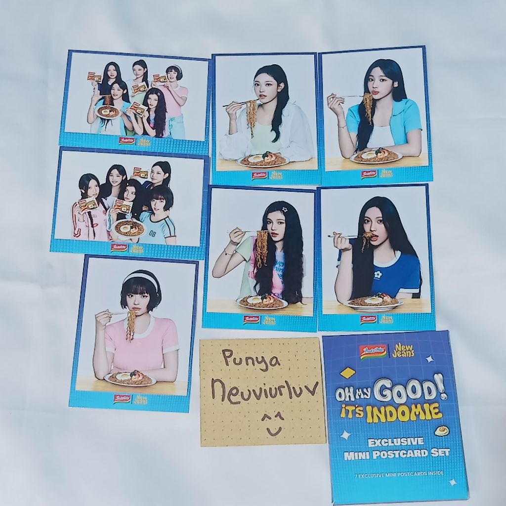 (NEW JEANS) Official Postcard NewJeans x Indomie
