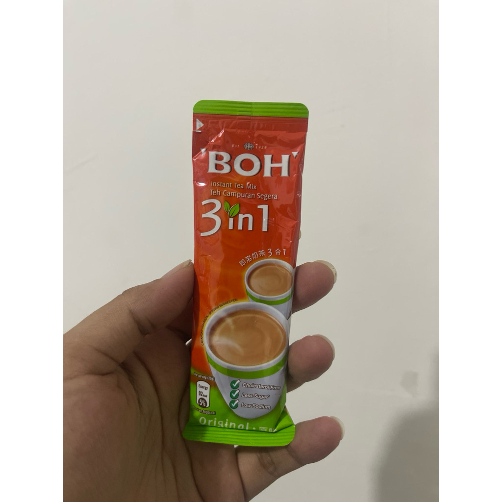 BOH Teh Tarik Original dari Malaysia 3 in 1 (Halal)