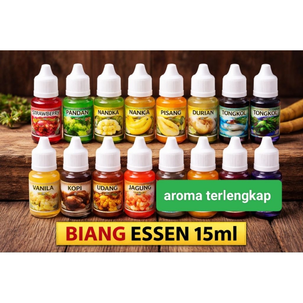 essen biangan murni aroma buah dan amisan 15ml