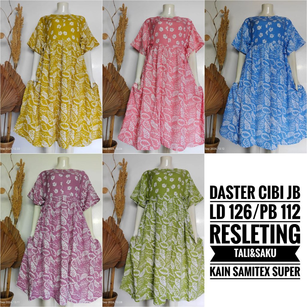DASTER CIBI JUMBO | LD 126 | BAJU TIDUR WANITA | COD | DASTER KEKINIAN TERBARU | DASTER CAP | DASTER