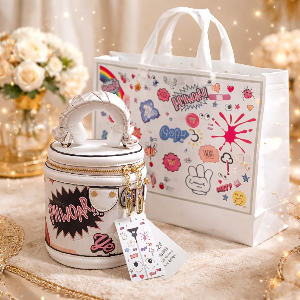 Tas selempang model tabung kulit premium import