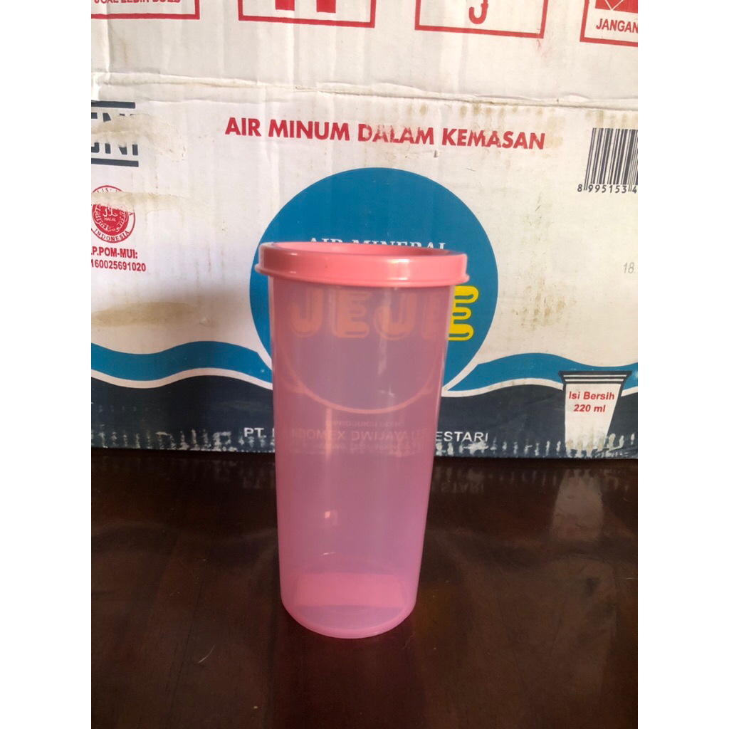 TUPPERWARE NEW BOTOL MINUM PINK MINI