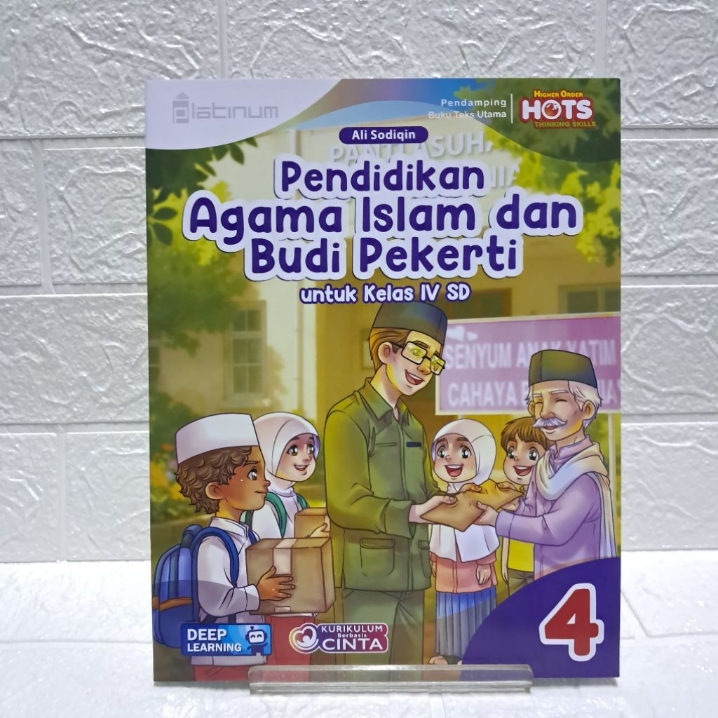 Buku PAI pendidikan agama Islam untuk SD kelas 4 DL (tiga serangkai) edisi 2026