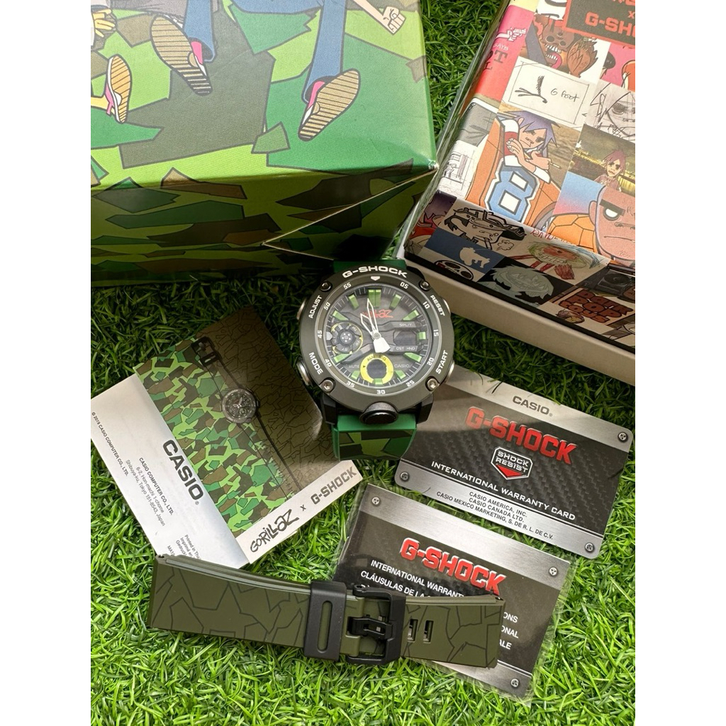 Casio GShock GA-2000GZ-3A x Gorillaz Limited Ed (new)