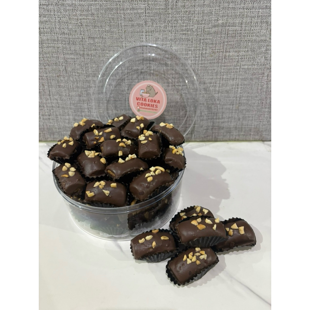 Kue Almond London Cookies Toples 500 gram Vitaloka cookies