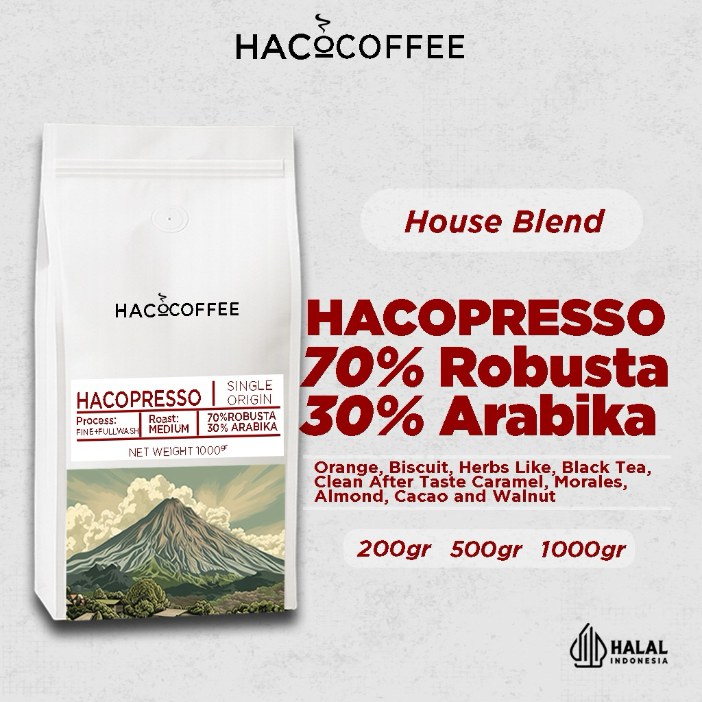 HOUSE BLEND 70:30 ROAST BEAN KERINCI