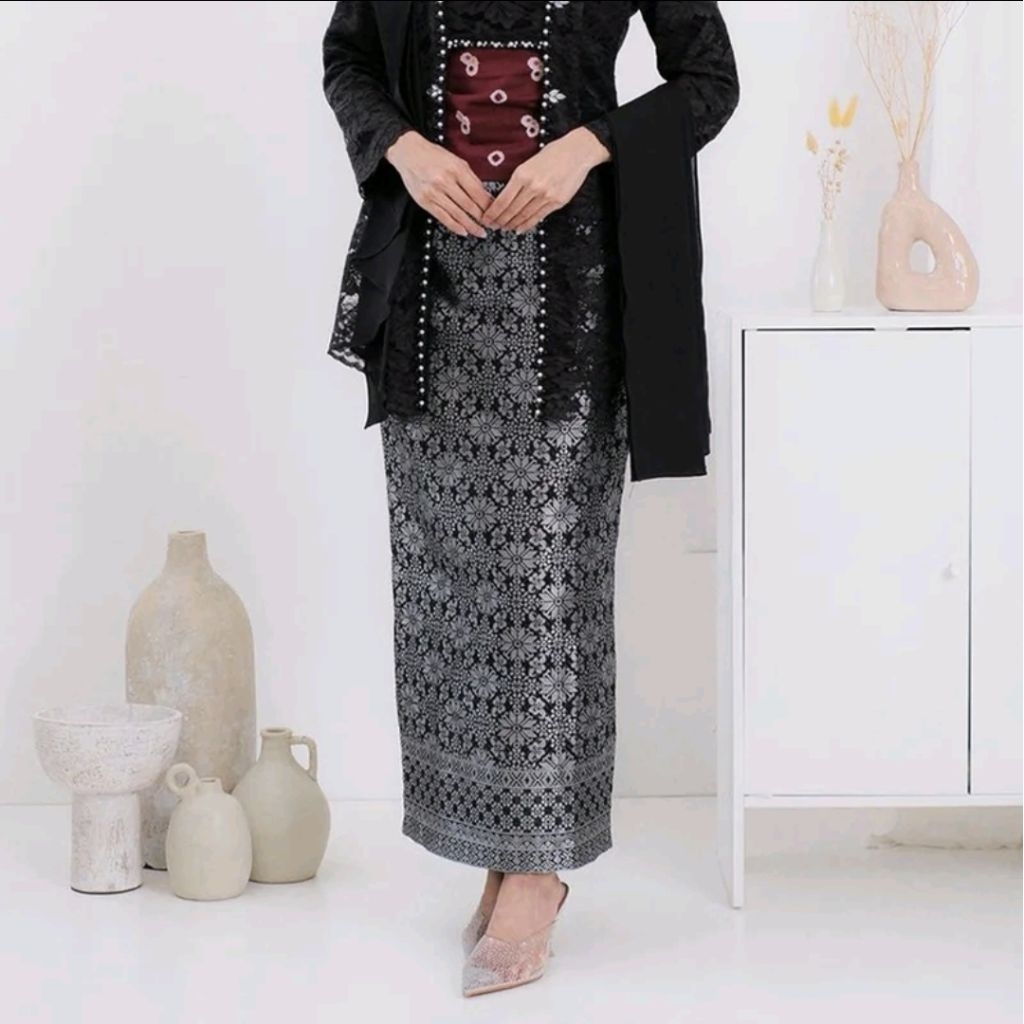 Xaviera Kebaya | Rok Span Prada Pinggang Karet Rok Span Wisuda Rok Lamaran Pesta