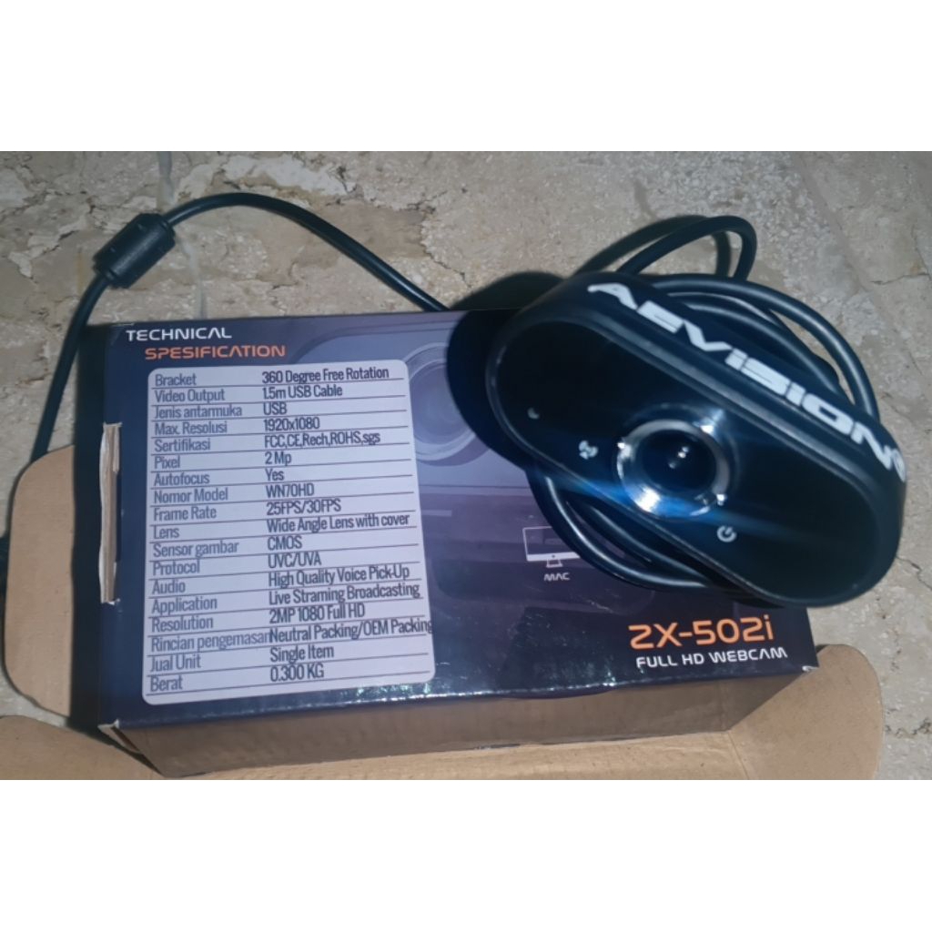 WEBCAM AEVISION ZX-502i