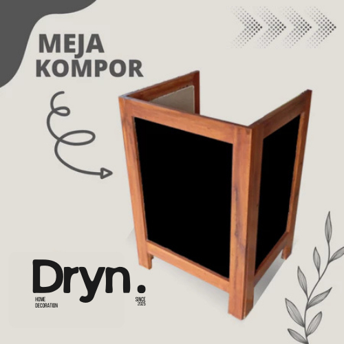 MEJA KOMPOR KAYU PORTABLE