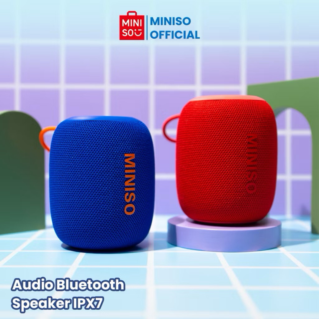 MINISO Speaker Bluetooth Wireless 1200mAh TWS Bluetooth 5.3 Tahan Air IPX7 RGB HIFI Portable