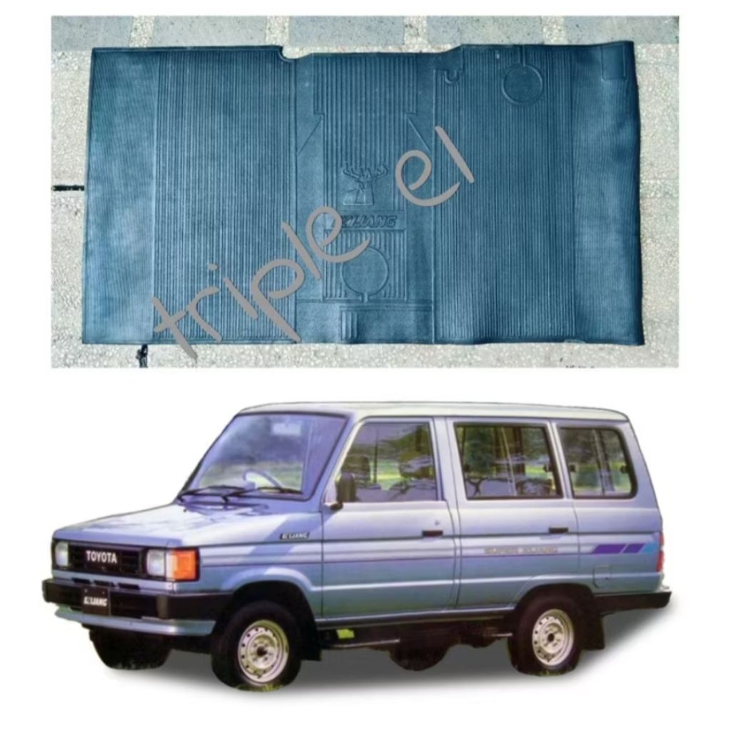 KARPET KARET ALAS KAKI LANTAI KABIN DEPAN KIJANG SUPER MINIBUS PICK UP ANTI SLIP