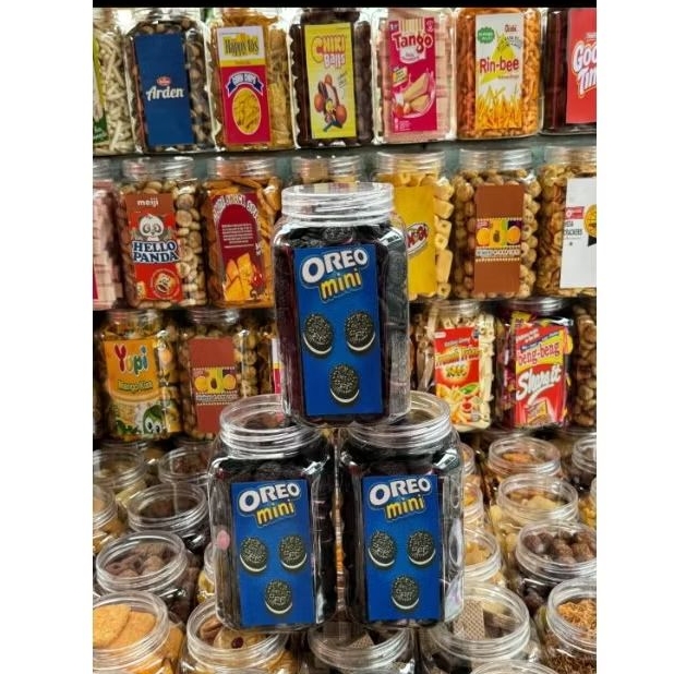 Snack ori oreo mini toples 2 Liter