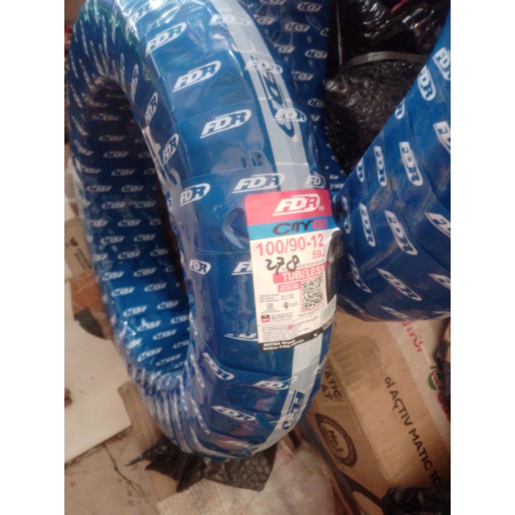 ban luar motor matic fino scoopy fdr depan belakang 100/90-12 velg 12 tubles