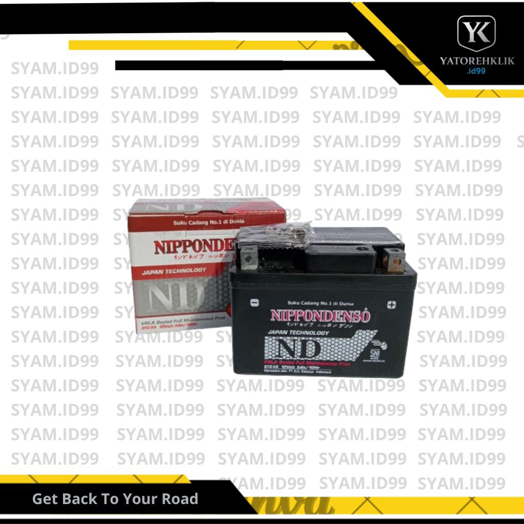 Aki Motor GTZ5S NIPPONDENSO Original | Aki Kering Beat / Accu Motor GTZ5S NIPPONDENSO Original 12V P