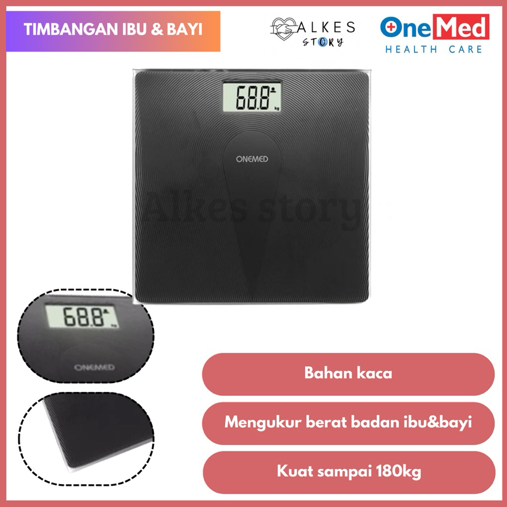 ONEMED-ALKESSTORY Timbangan Digital Ibu & Bayi EB 9345