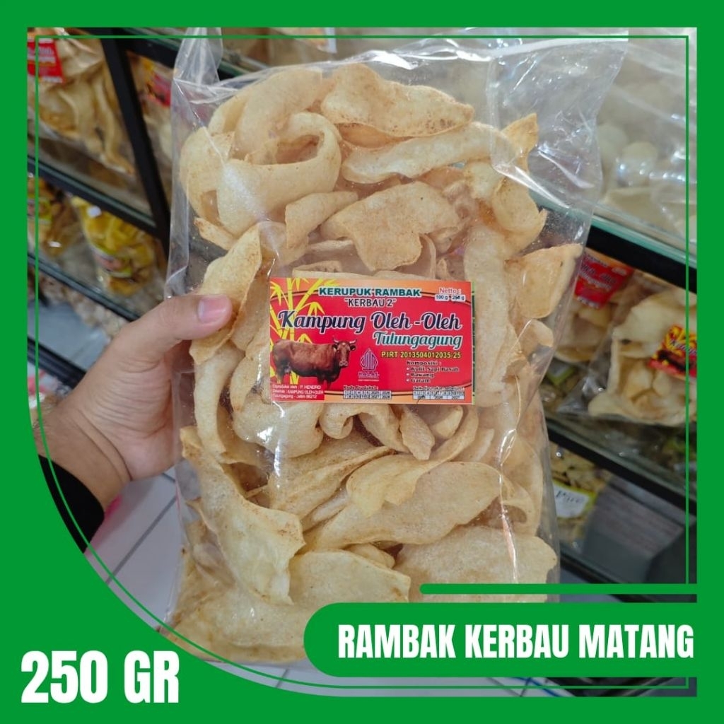 Kerupuk Rambak Kerbau Matang, Oleh-oleh Khas Tulungagung