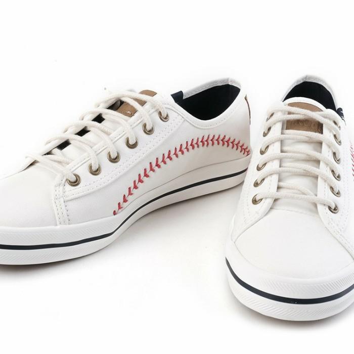 KEDS - SEPATU SNEAKERS WANITA ORIGINAL - Kickstart Pennant Canvas UK 37