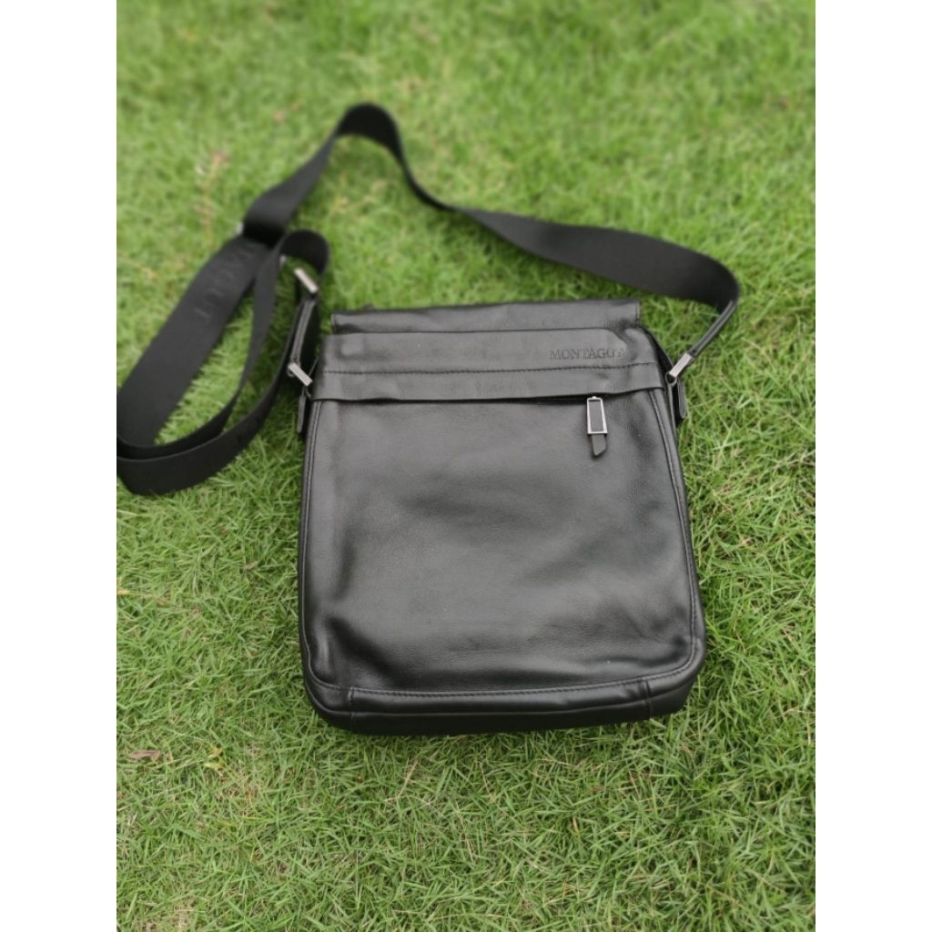 MONTAGUT OTENTIK SLING BAG SELEMPANG PRIA KULIT ASLI  PRELOVE RARE