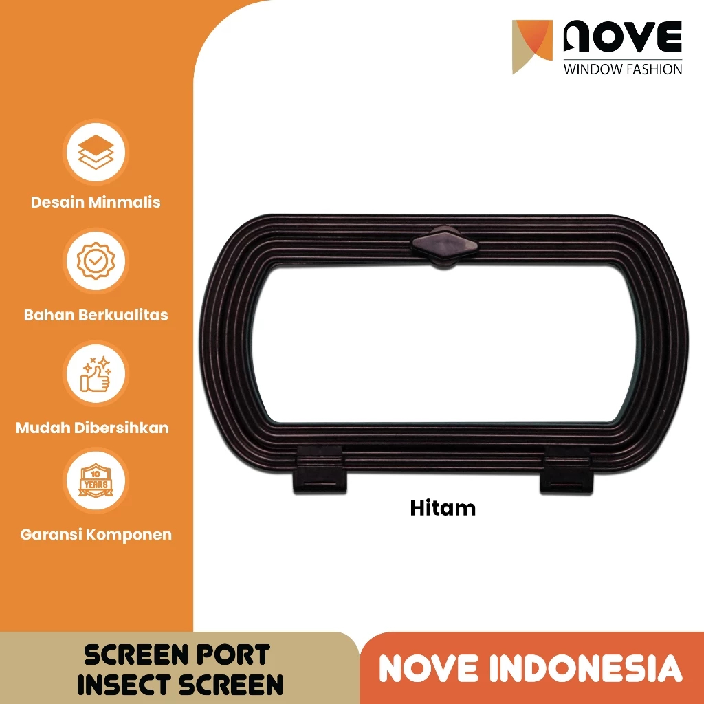 Nove Screen Port Magnetic Insect - Lubang Kasa Nyamuk - Pintu Kasa Kecil