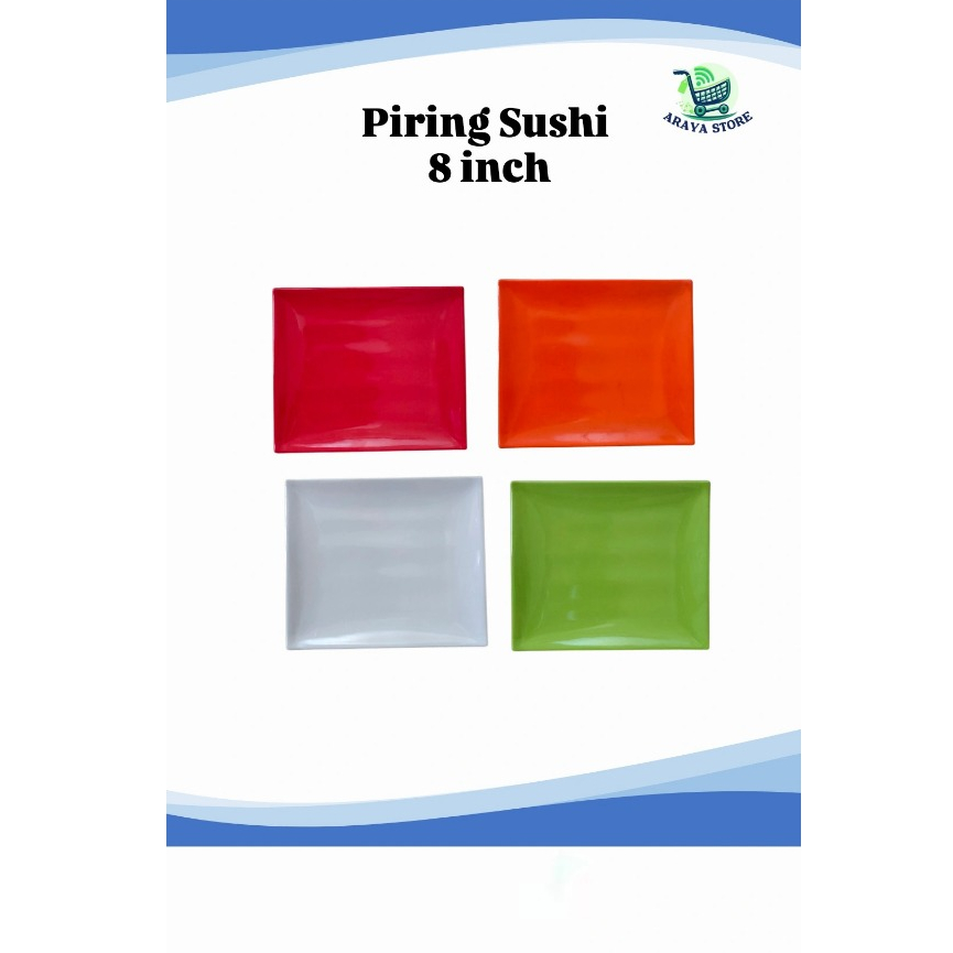 LUSINAN PIRING SUSHI / PIRING MIE MELAMIN IJIMA
