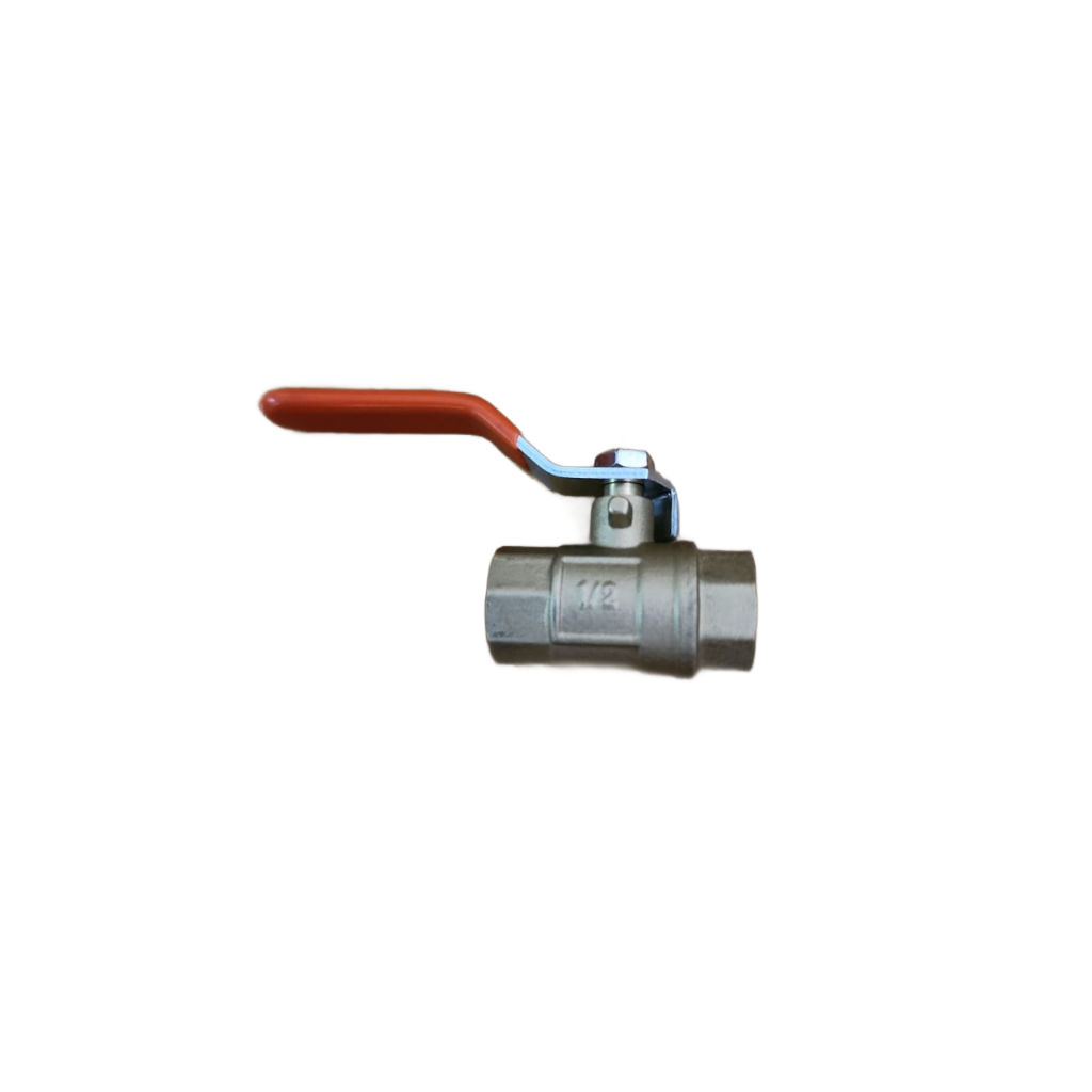FITTING BESI BALL VALVE 1/2 INCH DRAT KUNINGAN / STOP KRAN 1/2 INCH DRAT KUNINGAN
