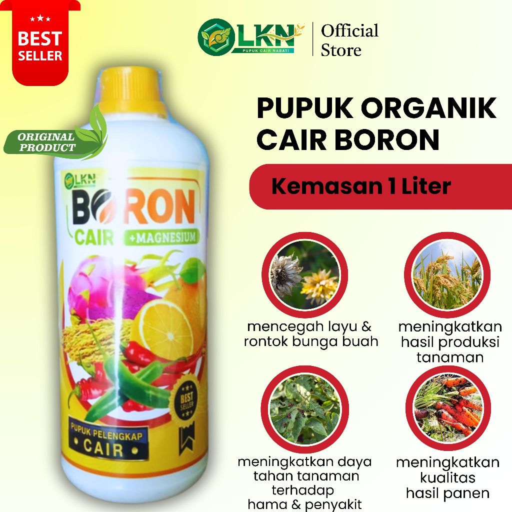 PUPUK CAIR ORGANIK BORON CAIR + MAGNESIUM