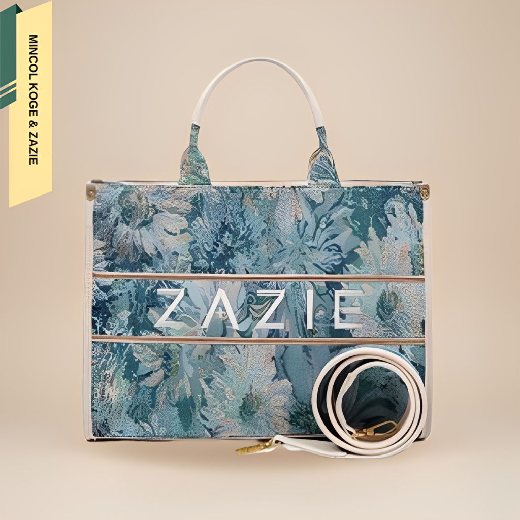 ZAZIE Tas Fashion Wanita Kerajinan bordir Tas Tote Bag Wanita BL-3028