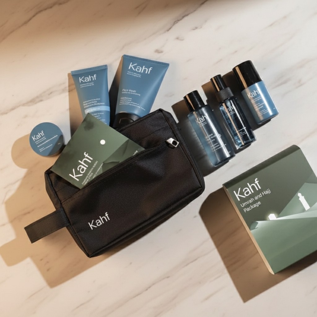 KAHF Personal Care Pria Haji Umroh Lengkap Skincare Perawatan Pria
