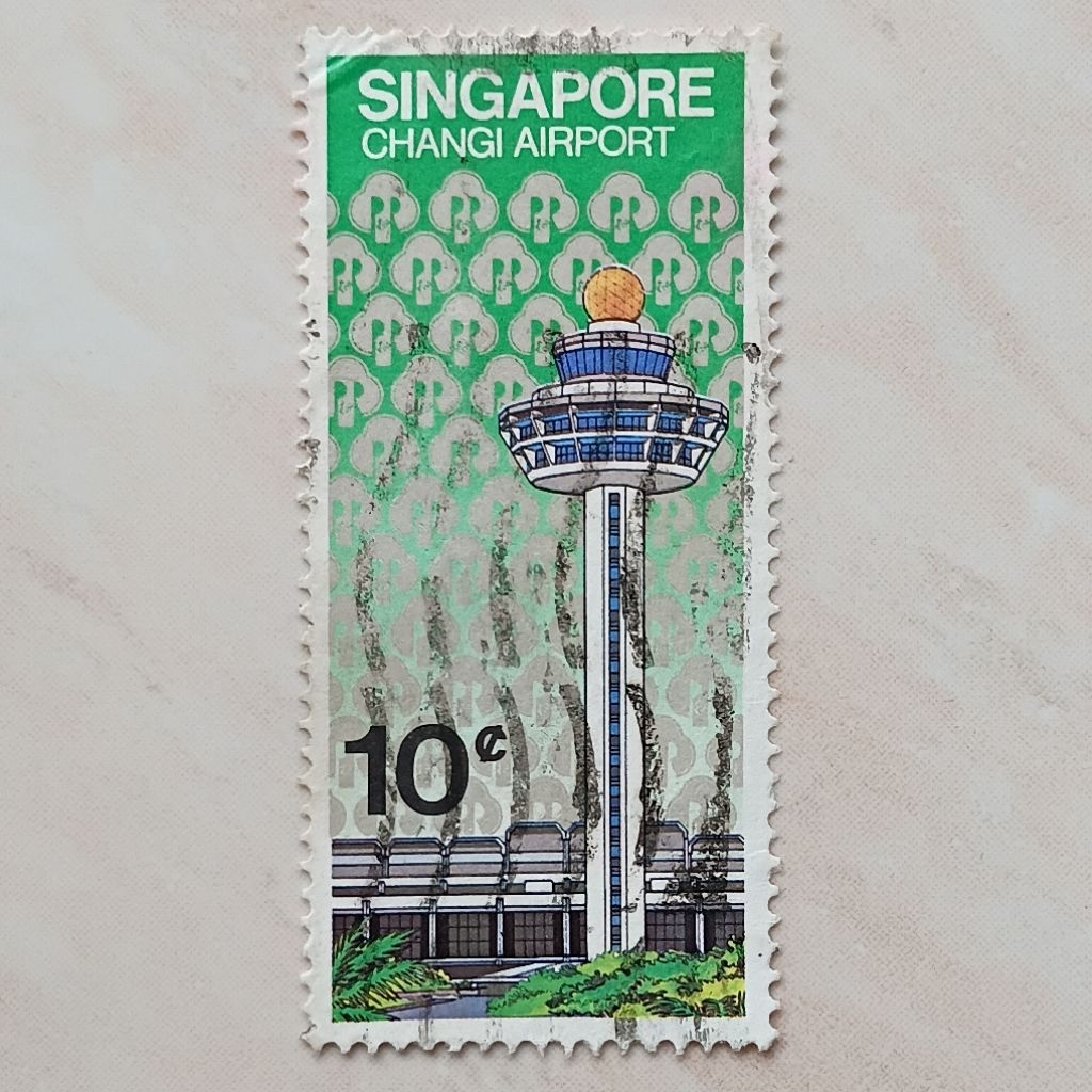 Perangko Prangko Kuno Singapore Singapura 1981 Seri Opening of Changi Airport - YN3117
