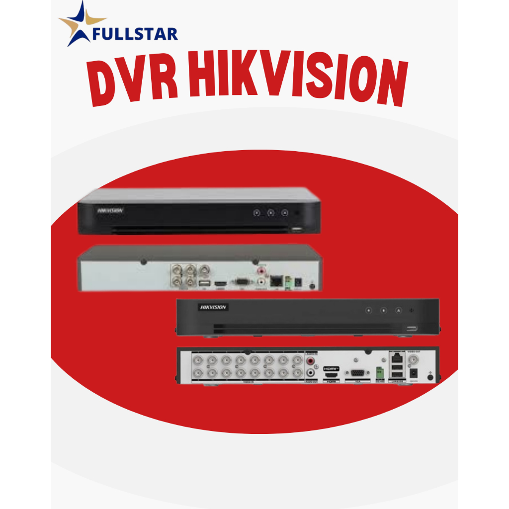 DVR HIKVISION 4-CHANNEL 8 -CHANNEL 16- CHANNEl DVR iDS-7204HQHI-M1/XT ACUSENSE 5MP DVR HIKVISION