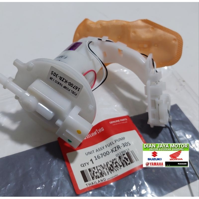 Thailand feulpump assy KZR Honda vario 125 type Bohlam pimpa bensin set rotak set Dian jaya motor