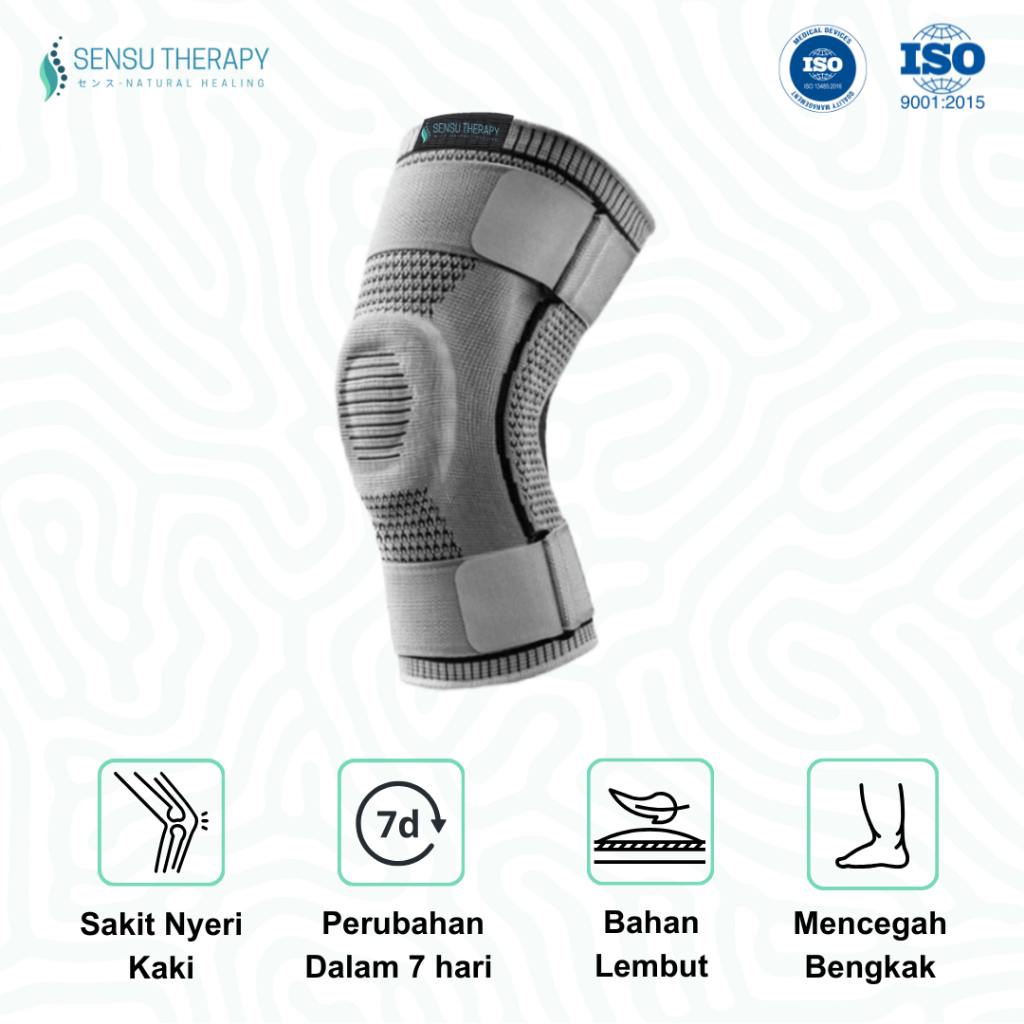 Sensu Deker Lutut Sensu Terapi Nyeri & Penyangga Sendi Lutut