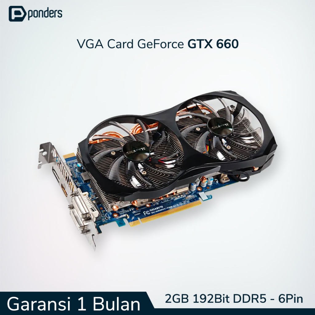 VGA GTX 660 / VGA Card GTX 660 - 2GB 192BIT DDR5 (6 Pin Power)