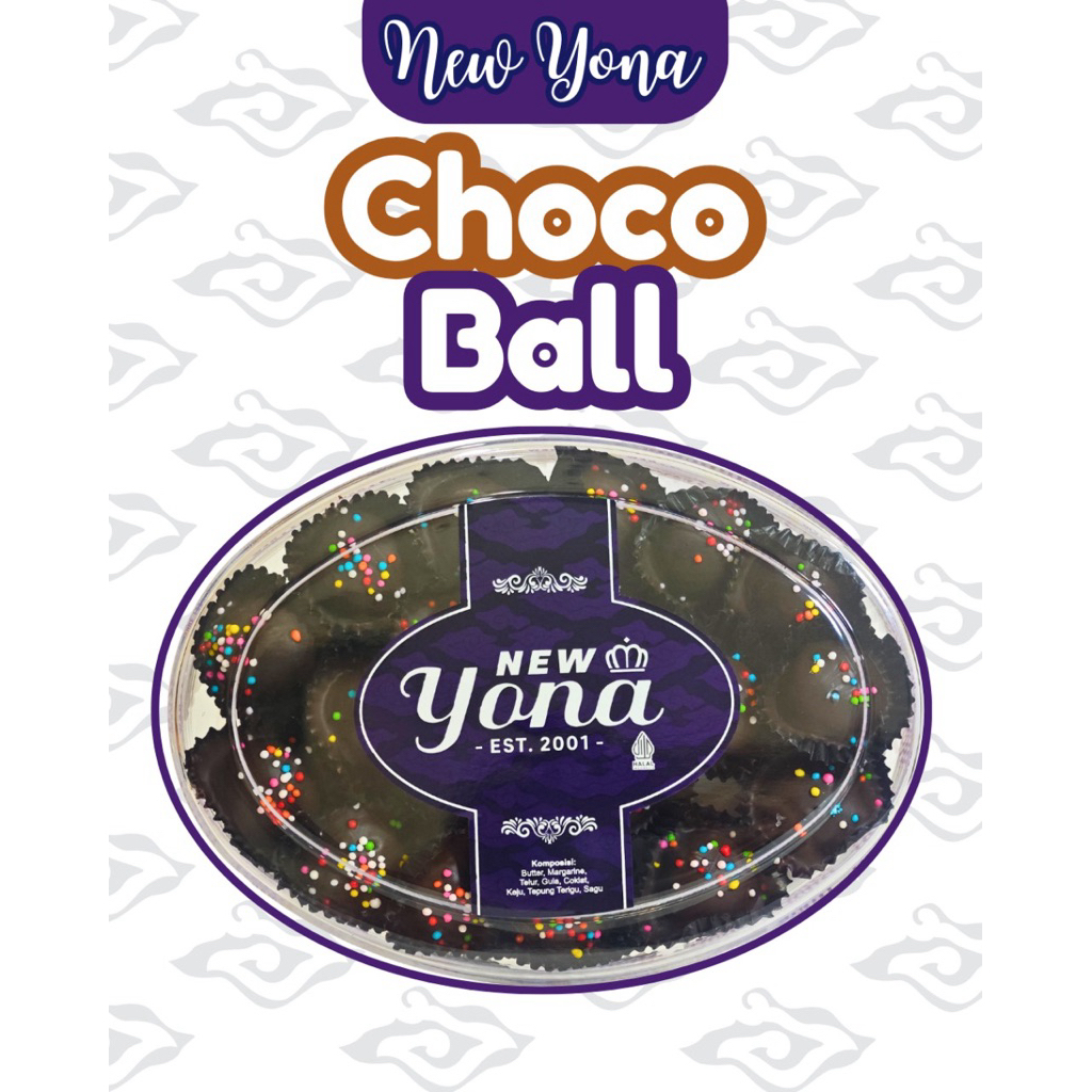 New Yona Cookies Choco Ball Kue Lebaran