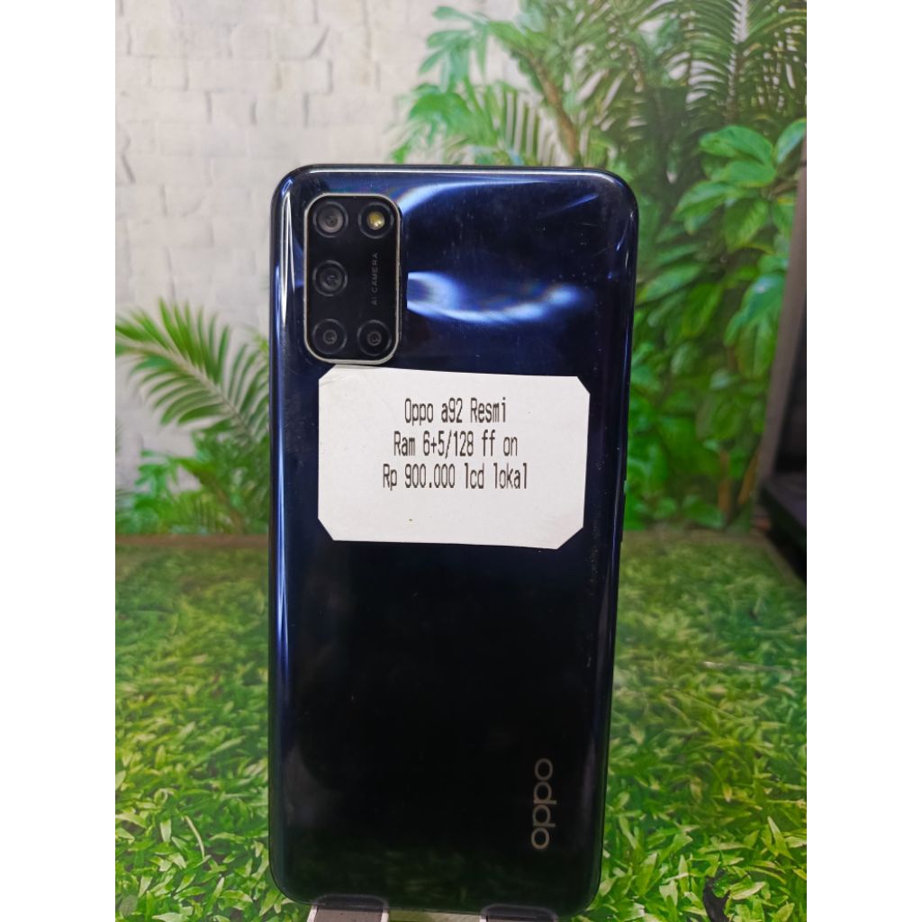 Oppo a92 ram 6+5/128 deskripsi cek