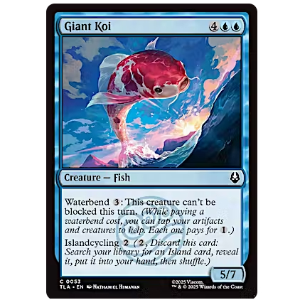 MTG Magic The Gathering Avatar: The Last Airbender: Giant Koi C 0053 TLA