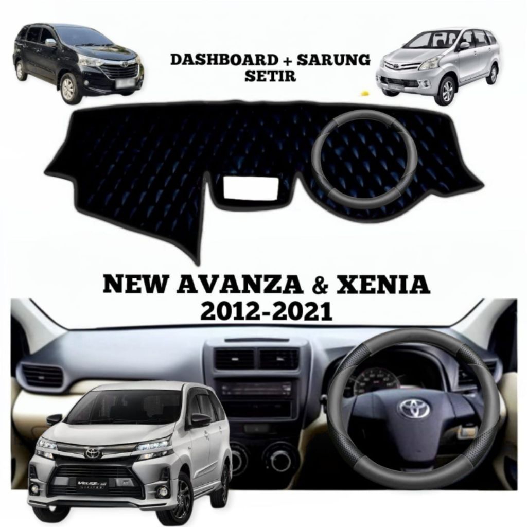 cover pelindung dasboar+sarung stir xenia dan avanza tahun 2012-2021