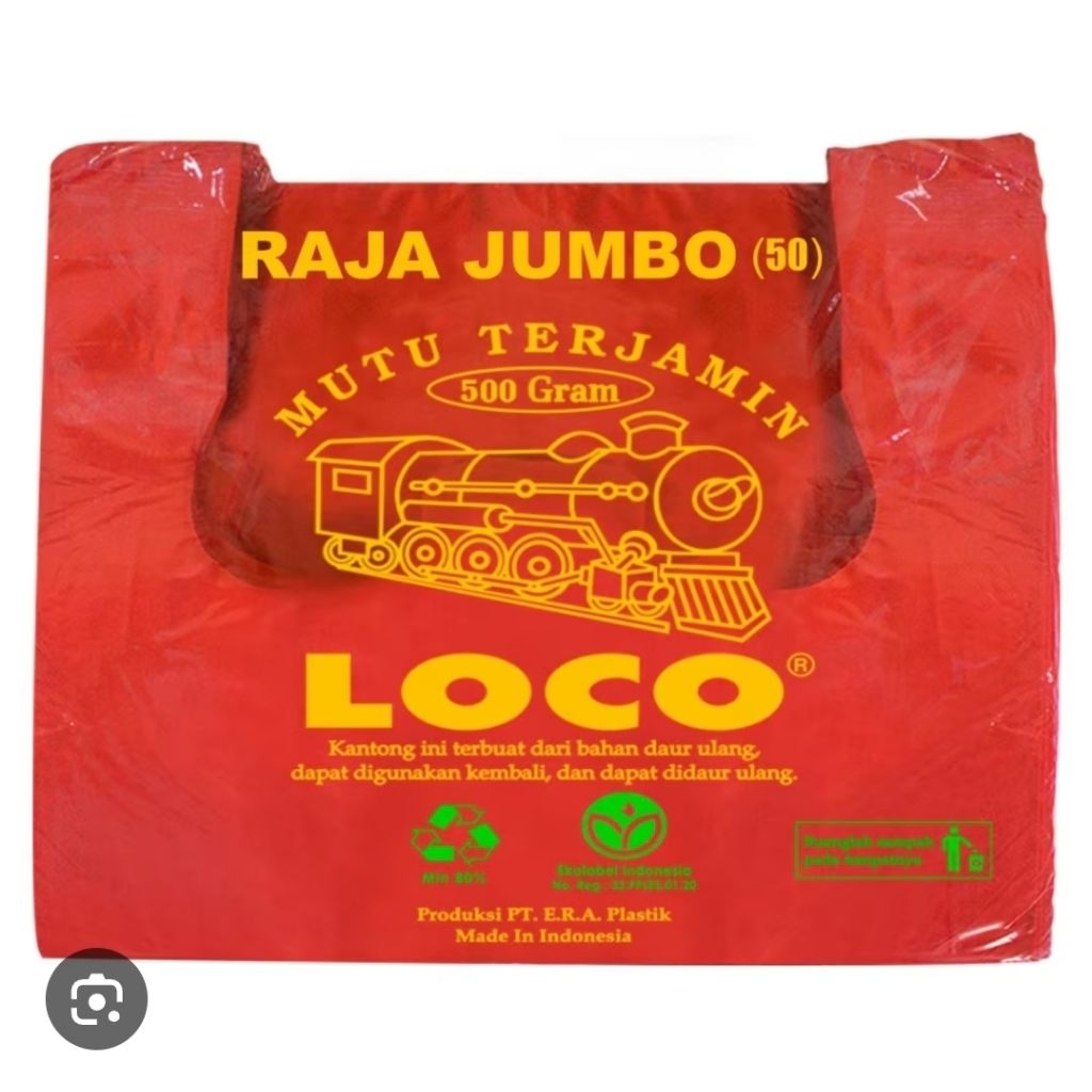 Kresek Loco Merah tebal.ukuran 50 (Jumbo)