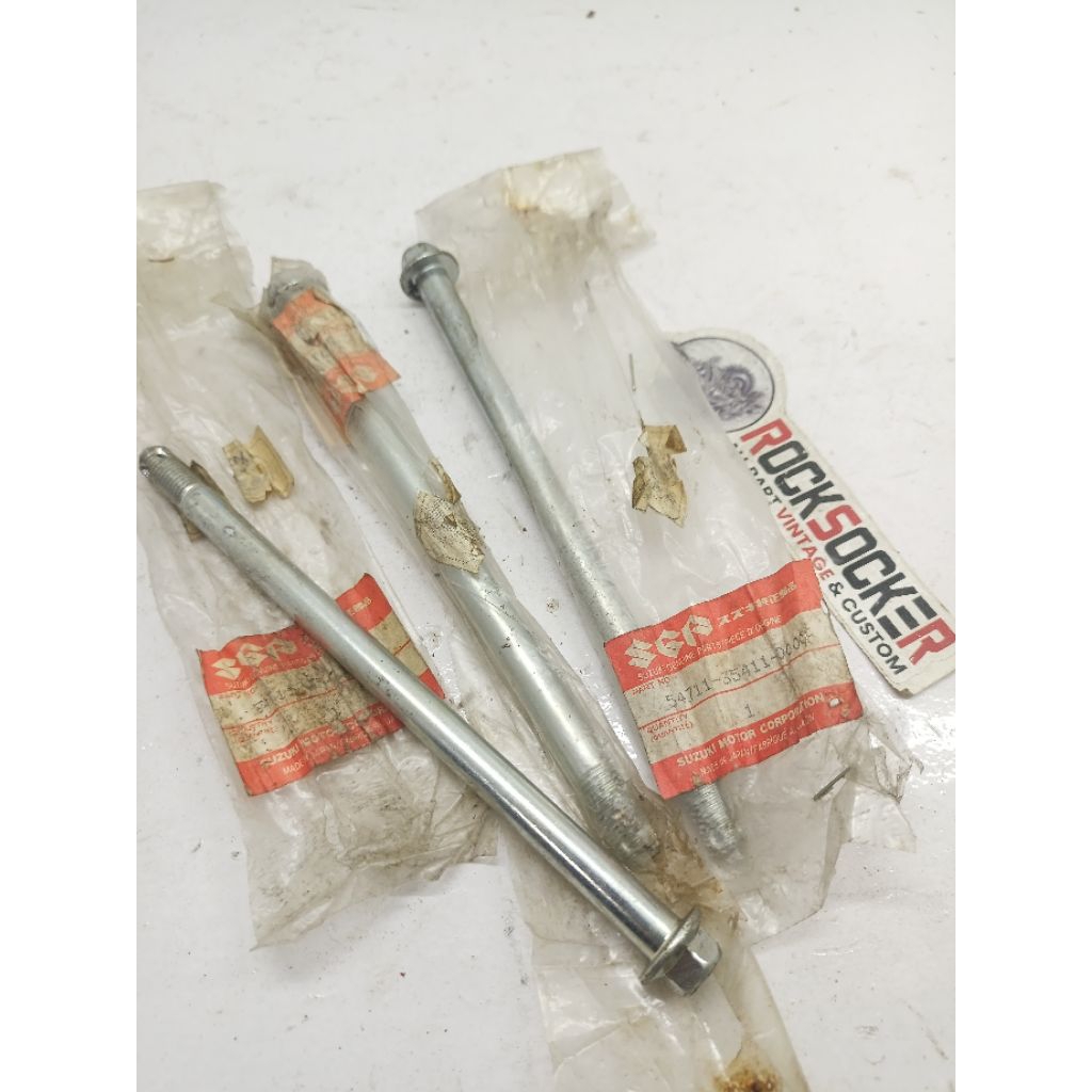 as roda depan suzuki rc100 rc80 rc110 original nos