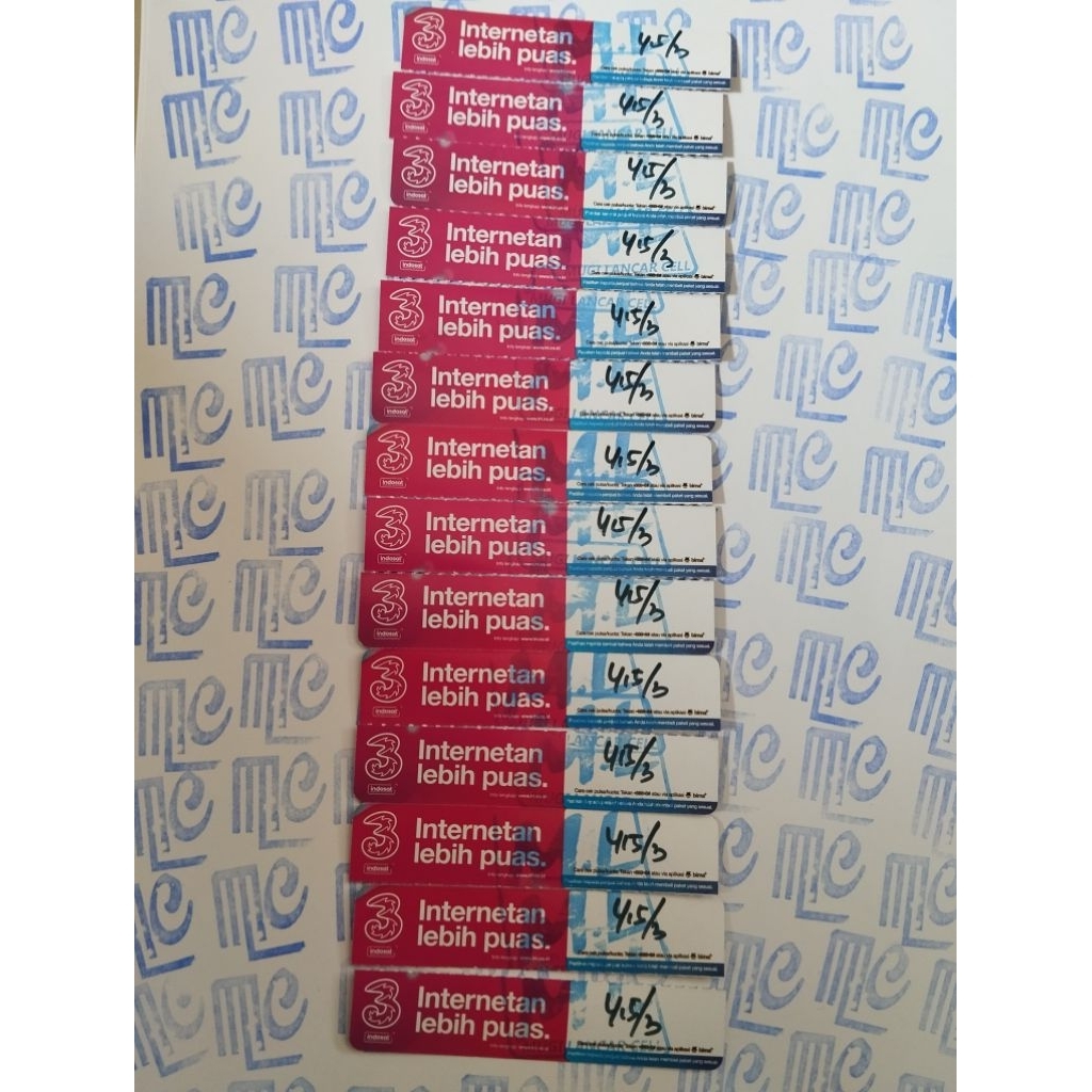 VOUCHER TRI 4,5GB 3HARI JATENG-BALINUSRA