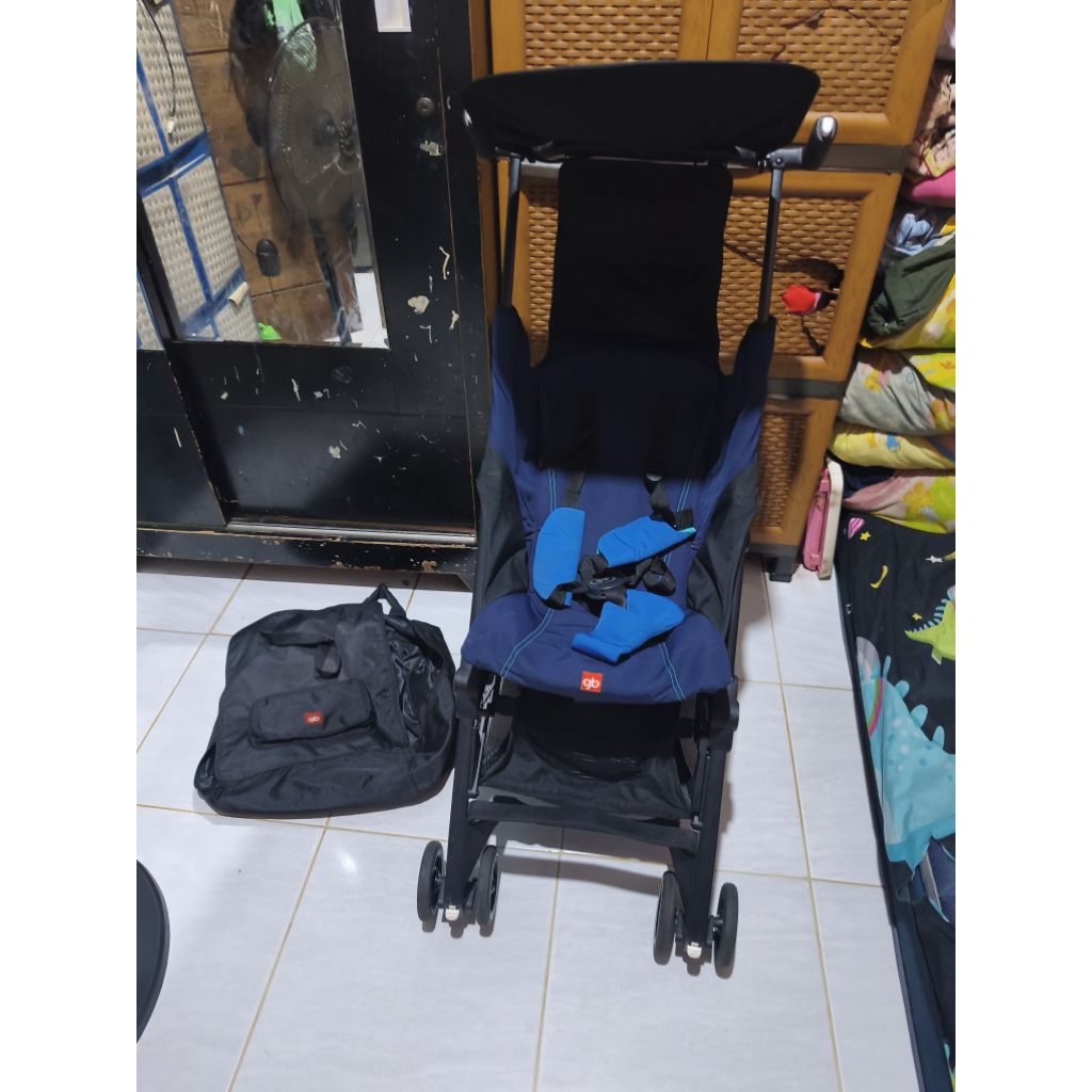 Stroller GB Pockit + Plus All Terrain  preloved sudah laundry