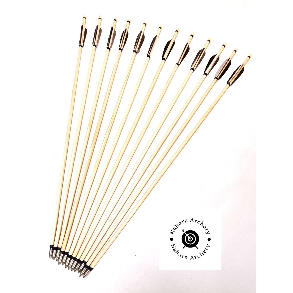 Arrow Dewasa Speruce Vanes Kalkun Lokal 4 inchi / 6 Pcs