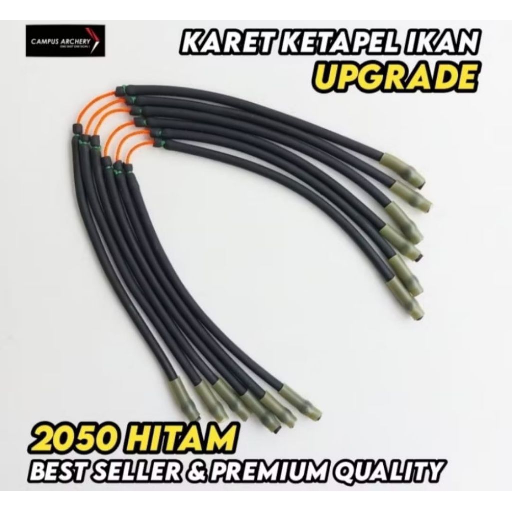 KARET KETAPEL IKAN PASER IKAN SIAP PAKAI HITAM