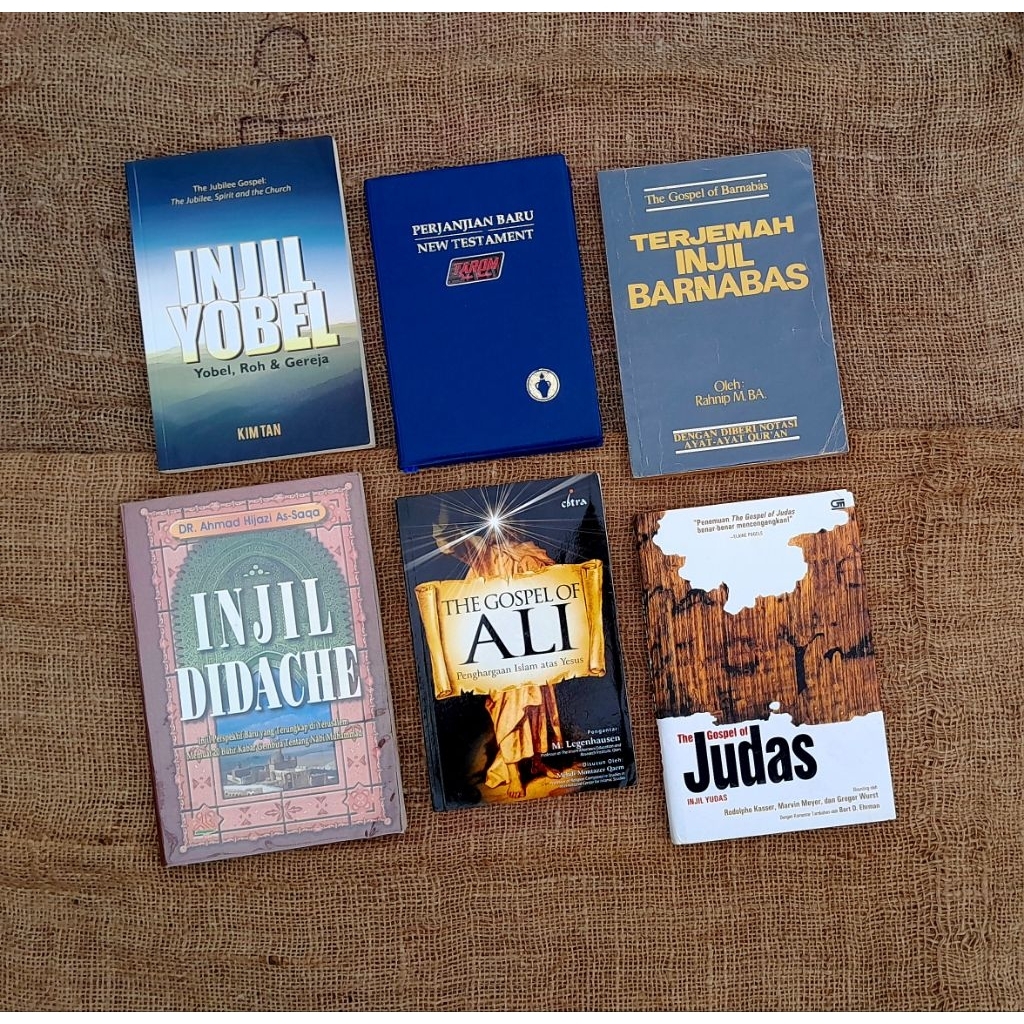 (Kitab Suci) INJIL/ Perjanjian Baru, INJIL BARNABAS, YOBEL, DIDACHE, ALI, & YUDAS