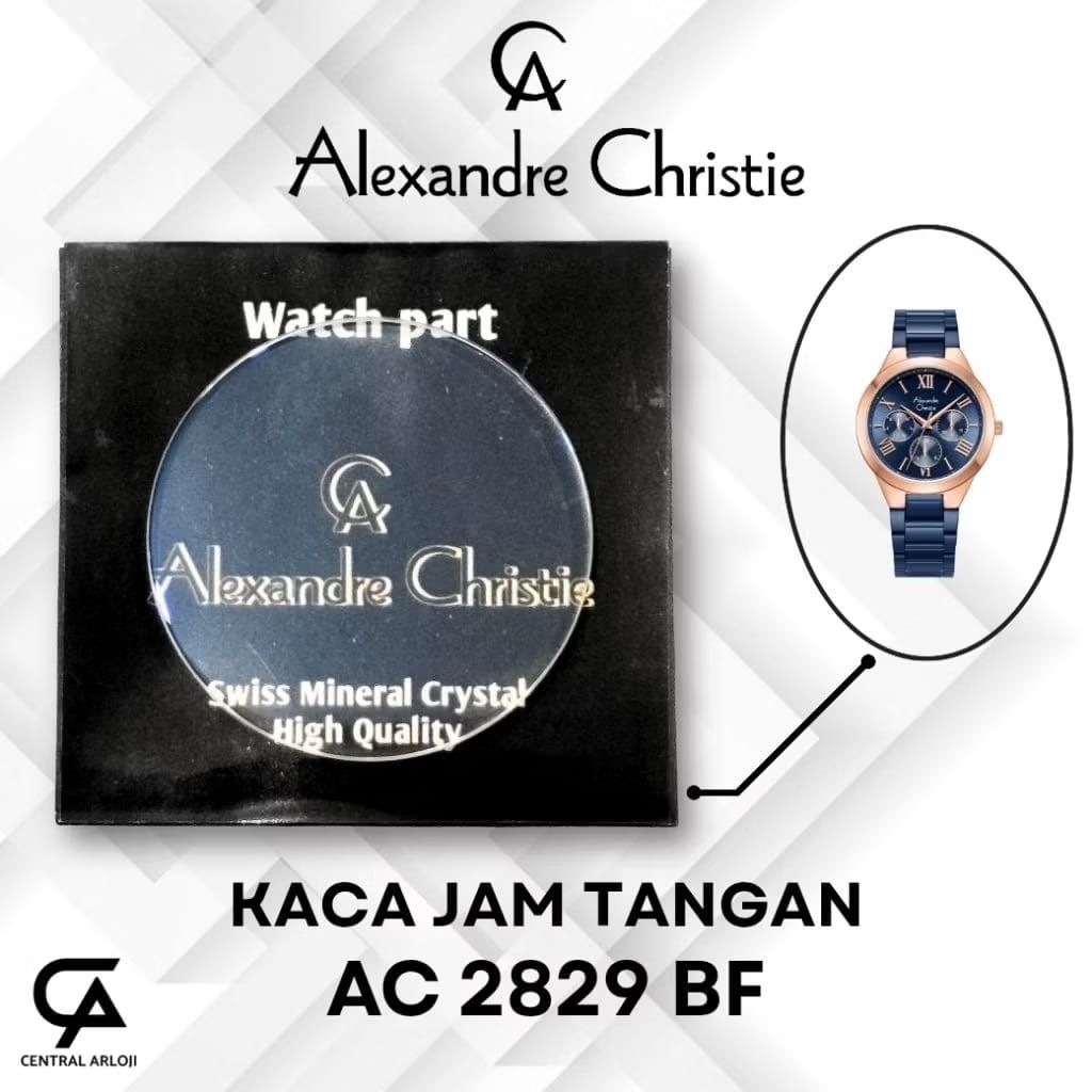 Kaca Jam Tangan Alexandre Christie AC 2829 BF