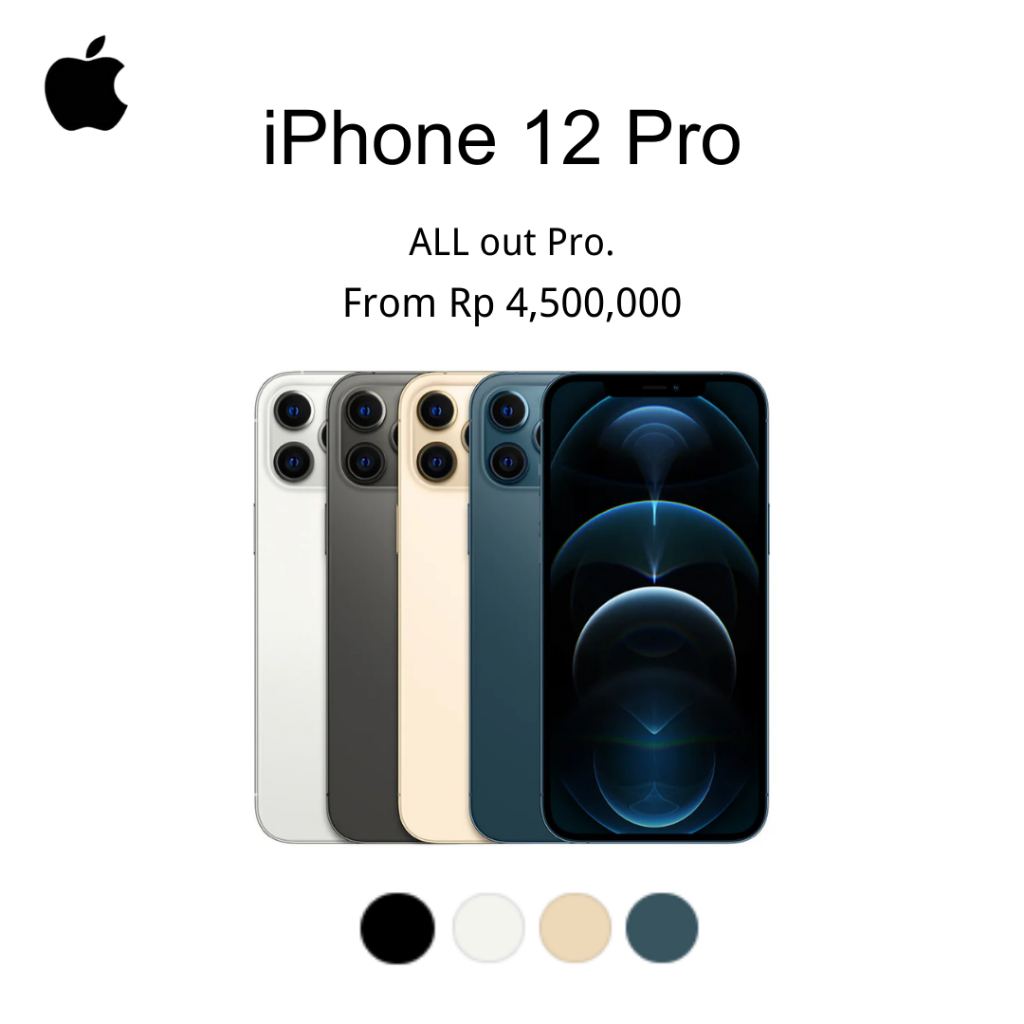 iPhone 12 Pro iBox Second Resmi | Garansi 12Bln | IMEI Permanen | Fullset | 128GB/256GB | 100% Origi