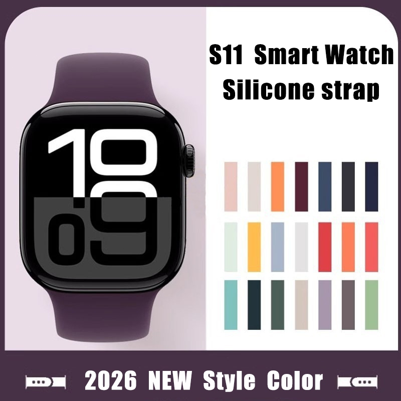 Smartwatch Single Silicone Sport Band Strap for RuniWatch S10 Pro, Ultra 3 & Smart Watch 42mm 46mm J