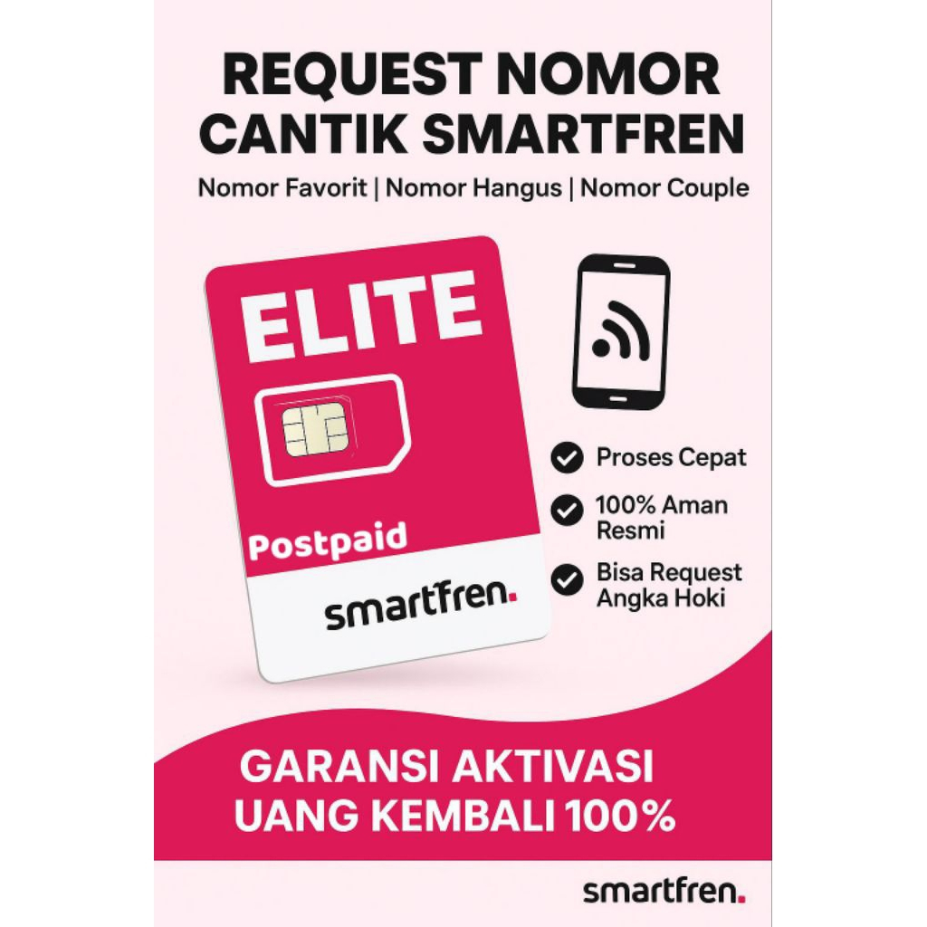 Smartfren Elite Pascabayar - Custom Nomor Cantik dan Kuota Besar