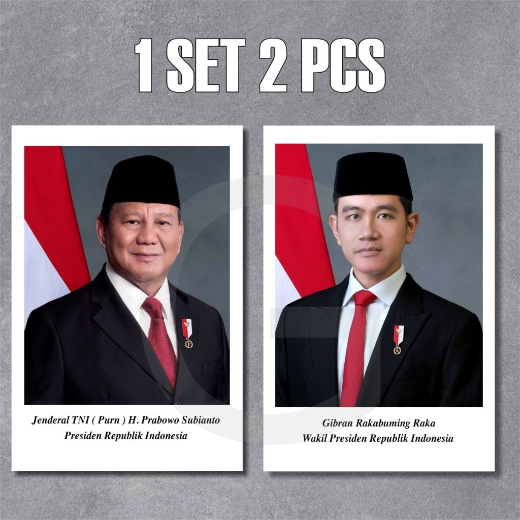 foto presiden dan wakil presiden