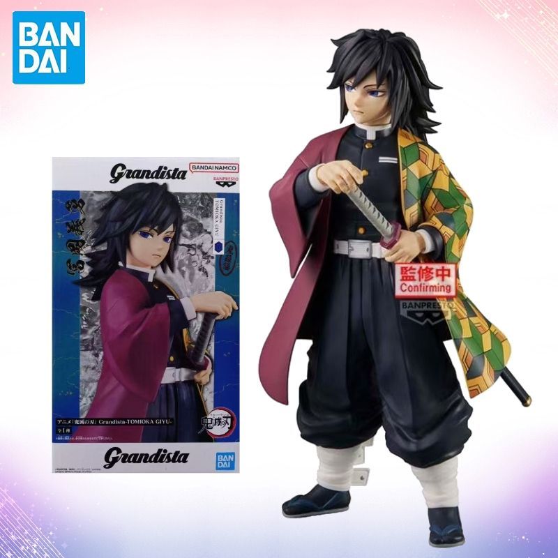 Ready stock - Mainan Figure Tomiyoka Giyu Pajangan Grandista Bandai namco Official Anime kimetsu no 